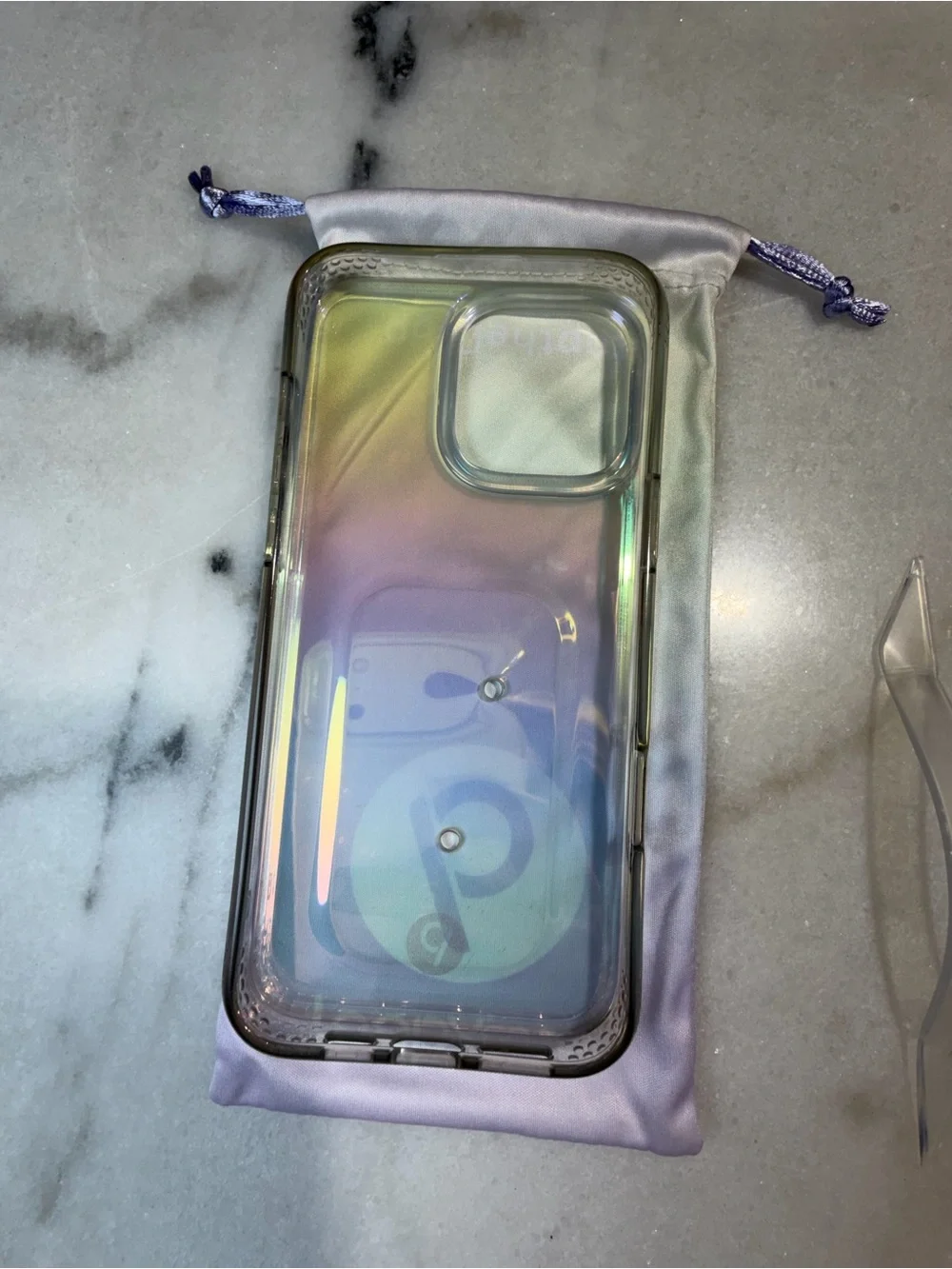 Loopy Case transparent iridescent